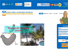Tablet Screenshot of bariatricsurgeryworld.com